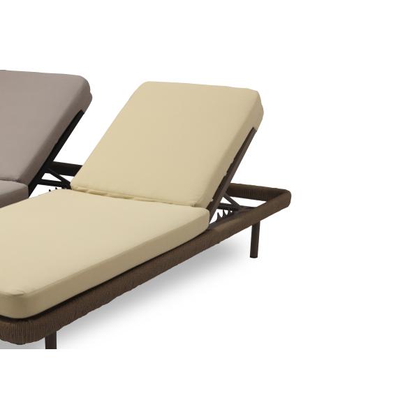 Outdoor Rattan Sun Loungers General Outdoor Furniture NO Folded Design for Garden Pool