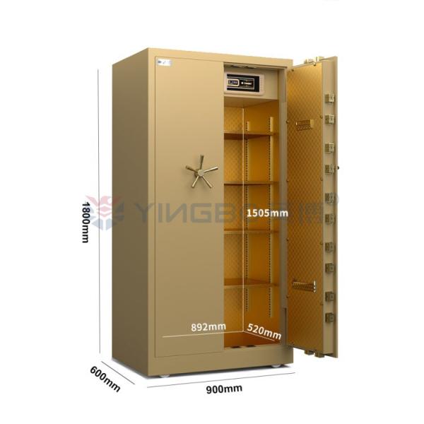 Solid Steel Movable Vault Room Safe Box Door For Home Office Bank