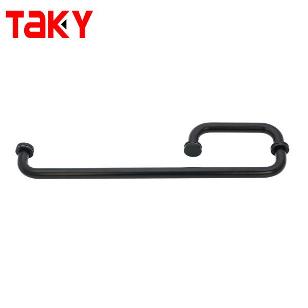 Easy Installation G Type Stainless Steel Hotel Shower Handle Towel Bar Glass Door Pull Handle