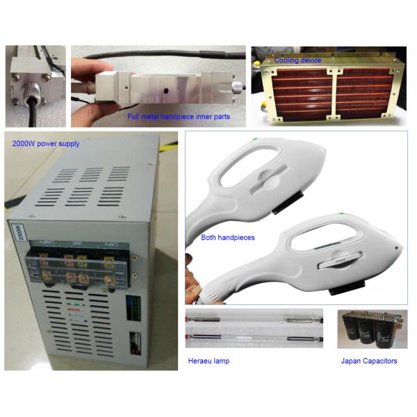 Máquina libre del retiro del pelo de la luz de Shr IPL E del dolor