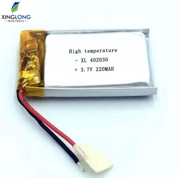 402030 3.7v 220mah High Temperature Rechargeable Lithium Ion Battery for  Headset