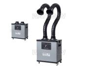 Laser eletrônico que corta o extrator industrial das emanações com rodas dois braço 75mm e quatro