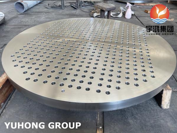 ASTM A182 F316L (1.4404)  Stainless Steel Forged Tubesheet For Heat Exchanger