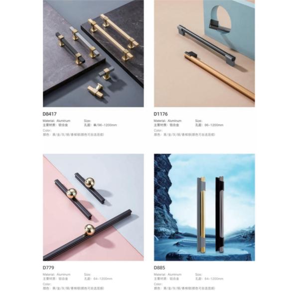 Luxury Aluminum Zinc Wooden Door Knob Handle Pull Hardware Мебельный шкаф