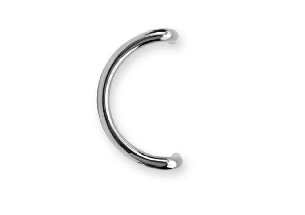 SS Door Pull Handles C Shape Inline Back to Back Fixing EN1906