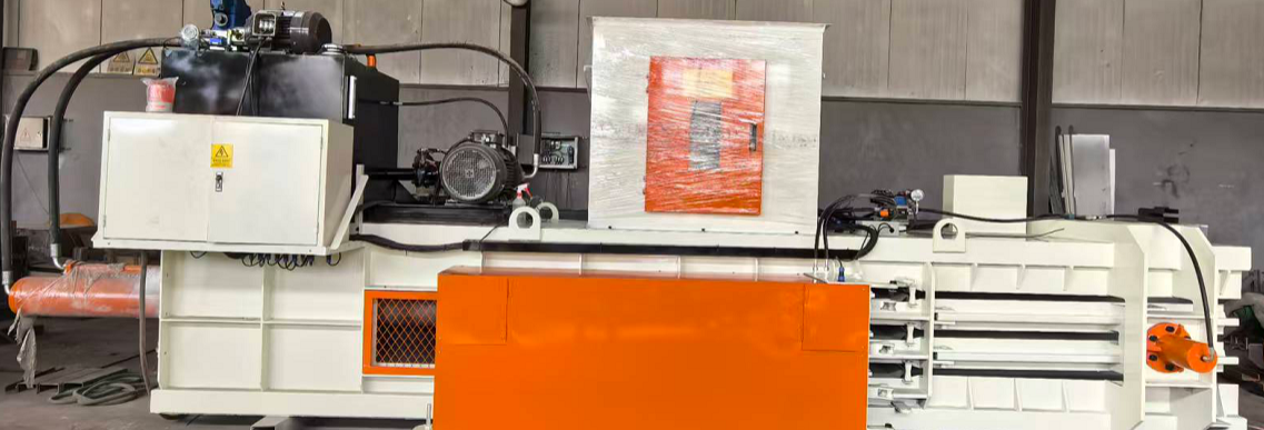 High Efficiency Automatic Horizontal Baling Press Machine 400kg-700kg Weight