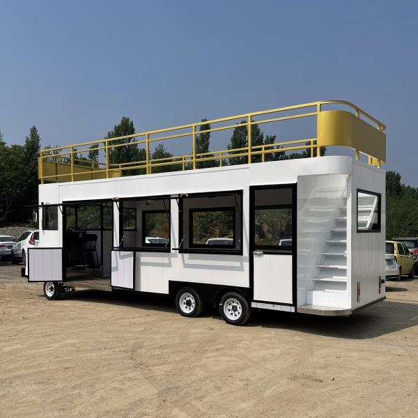 Outlet Outdoor Street Food Cart Fast Food Snack Beverage Drink Ice Cream Cake Catering