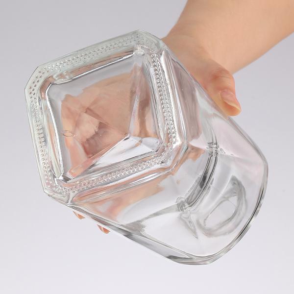 Beverage Industrial Triangle Bottom and Round Body Wine Bottle with Modern Design