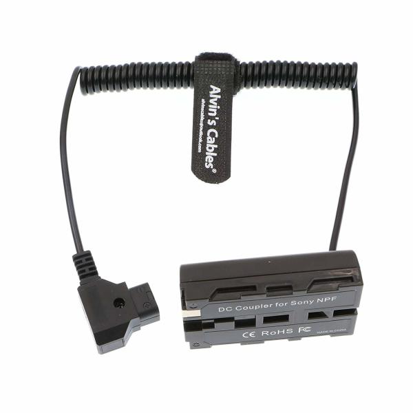 Stretched Length 80cm Camera Power Cable 4A For Sony NP F570 NP F970 Monitor SmallHD Focus 7