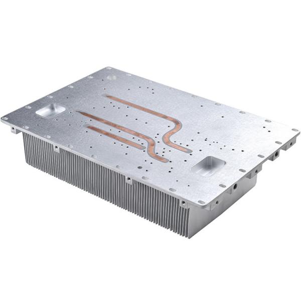 Прибор тепловыделения T5 теплоотвода 6063 трубы CNC подвергая механической обработке медный