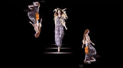 Animated Images Clear Rear Holographic Projection Film For Music Concerts / Museum