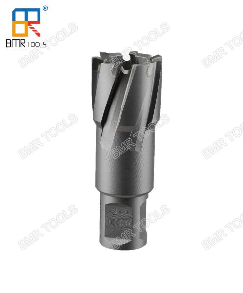 BMR TOOLS High performance weldon shank TCT Broach Cutter 50mm cutting depth for Metal Drilling