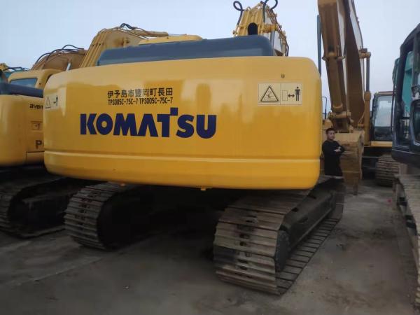 20 Ton Komatsu Hydraulic Crawler Excavator 107KW 3800 Hours in Spain Yellow