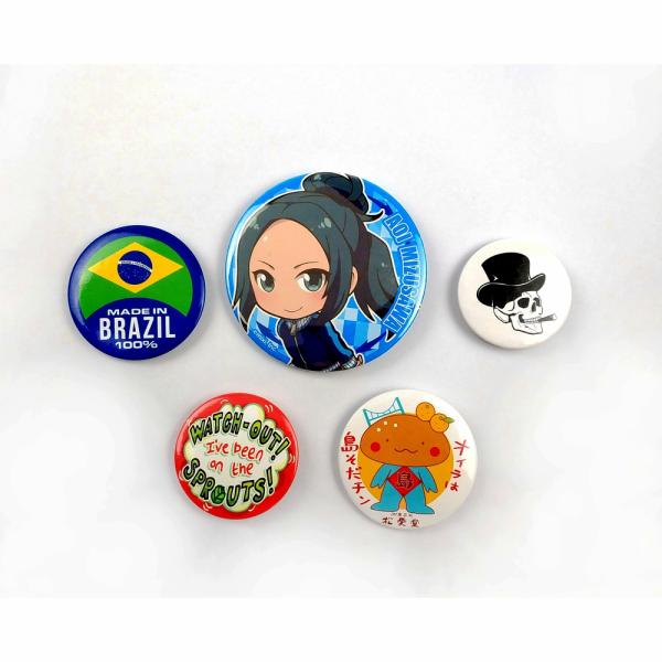 Emblem / Lapel Pin Promotional Button Badge With Safety Pin For Marathon