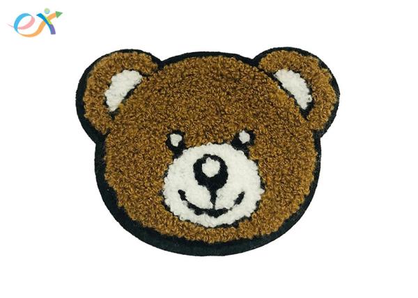 Kids Clothing Custom Chenille Patches Applique Ironon Back Yellow Duck Design