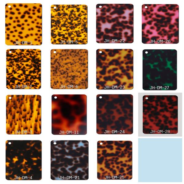 tablero de acrílico de la hoja PMMA de la placa de la tortuga de 3m m para la decoración