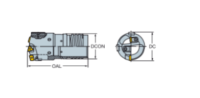 High Productivity BTA Deep Hole Driller BTA Drilling Bit For Hydraulics
