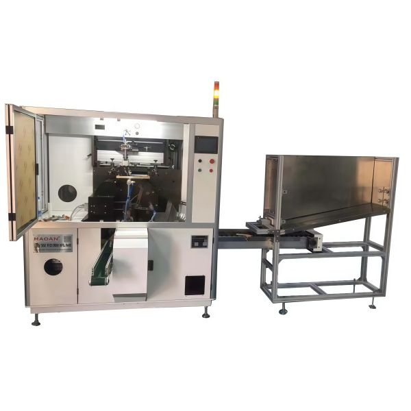 PLC Control Automatic Single Color Screen Printing Machine For Pediatric Medical IV Drip