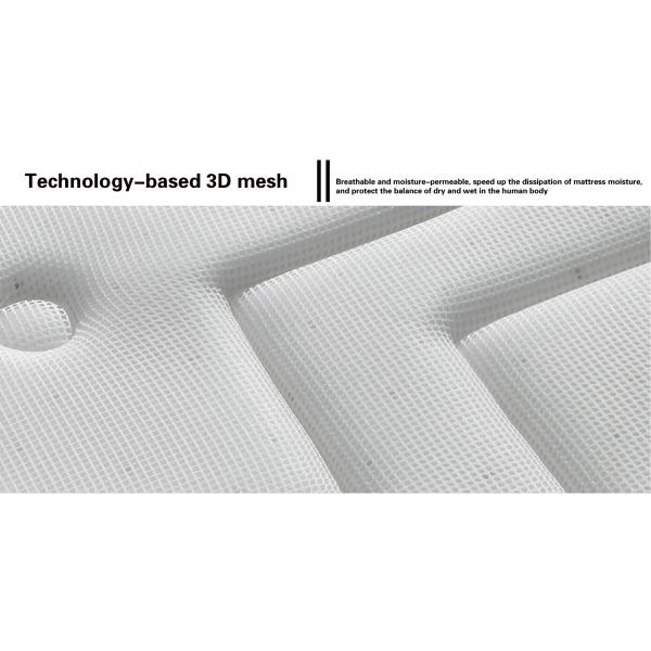 Natural Home Bedroom Massage Nine-zone Independent Spring Mattress with Modern Design