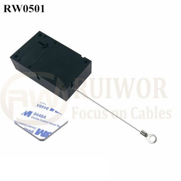 RW0501 Cuboid Anti Theft Pull Box With Ring Terminal Inner Hole 3mm 4mm 5mm For Option