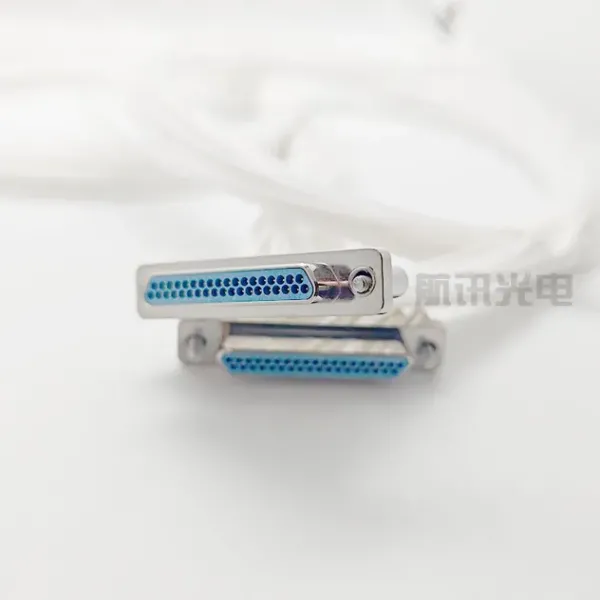 J30j-37zkp 37-Pin Rectangular Connector Male and Female Plug Sockets with Wires.