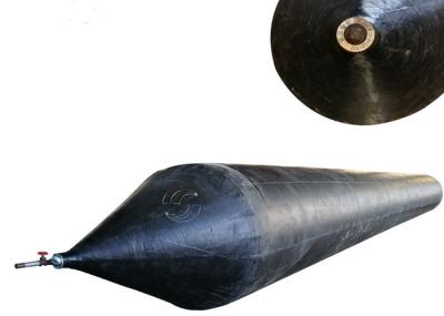 Navio de arrasto pesado que lança camadas flexíveis bastante do cabo de pneumático das bolsas a ar marinhas