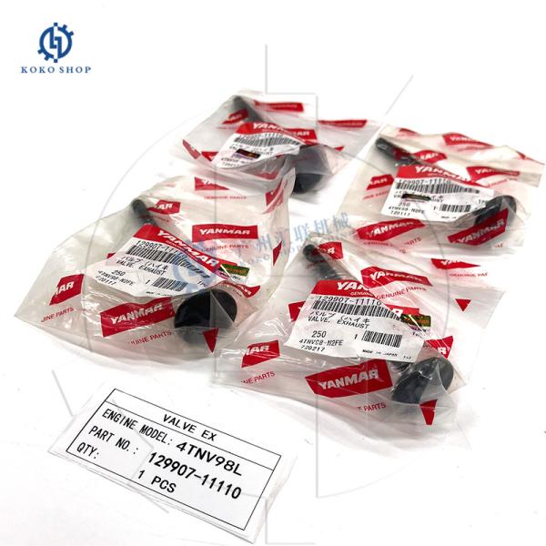 129907-11100 12990711100 Ex Valve For Yammar 4TNV94 4TNV98 4D94E 4TNV98L Engine Spare Parts
