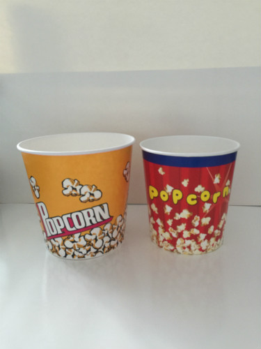 Disposable Popcorn Containers For Cinema / Watching Home Movies