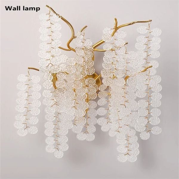 Nordic Ceiling Crystal Chandelier Gold Luxury Pendant Light  （WH-AP-672）