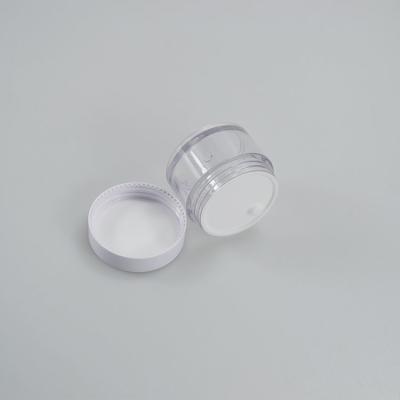 50 g recipiente transparente redondo PETG cosmético frasco para creme facial material durável