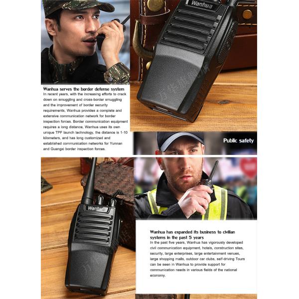 2W UHF Walkie-Talkie Radios for Customization and Long Range Communication Wanhua WH27G