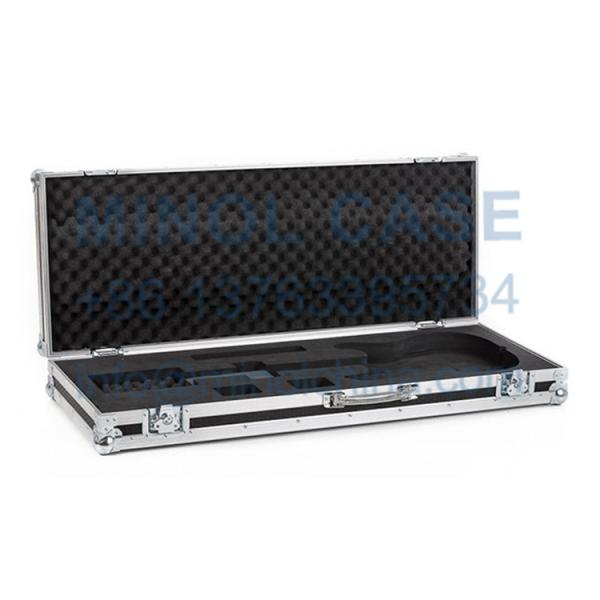 Custom Professional Portable Long Durable Flight Aluminum Classical Bass Guitar Case