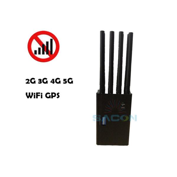 8 Antennas 20m Range 4W Output Power Signal Jammer Mobile Phone Blocker WiFi Jammer