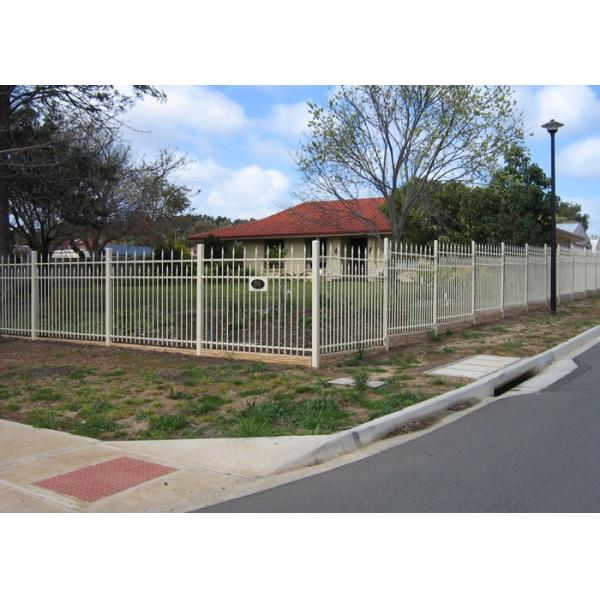 Security Automatic Driveway Gates , Residential Sliding Gates Tubular Fencing