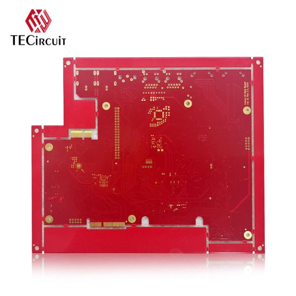 High Frequency Circuit Board RIGID PCB FR4 TG170 Gold Finger 1.6mm Thickness 10U
