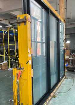 Australian Standard 150 Series Heavy-Duty Aluminum Sliding Door with 6063-T5 Alloy and Double-Glazed Tempered Glass