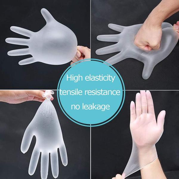 PVC Vinyl Medical Grade Disposable Exam Gloves M L Size With CE FDA SGS Certification