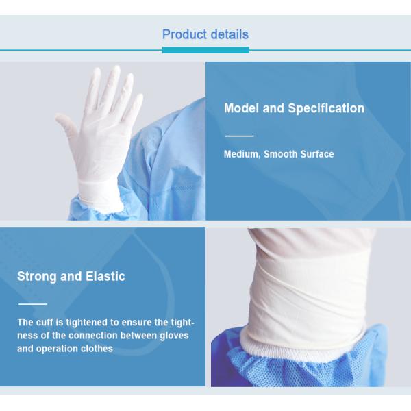 Textured Latex Medical Examination Disposable Hand Gloves