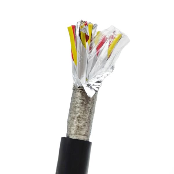 High-Performance Computer Instrumentation Cable FEP Insulation Silicone Jacket Shielded Cable