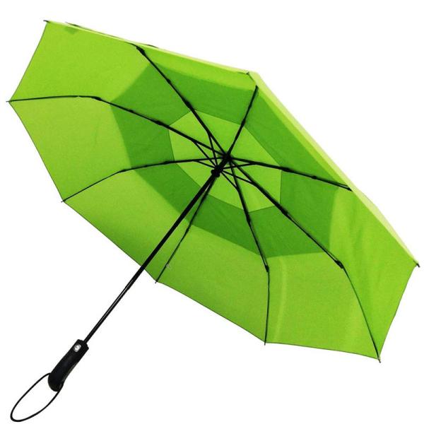 54 Inch Semi-automatic Double Wind Vented Canopy Umbrella Portable Semi Automatic Control for men women