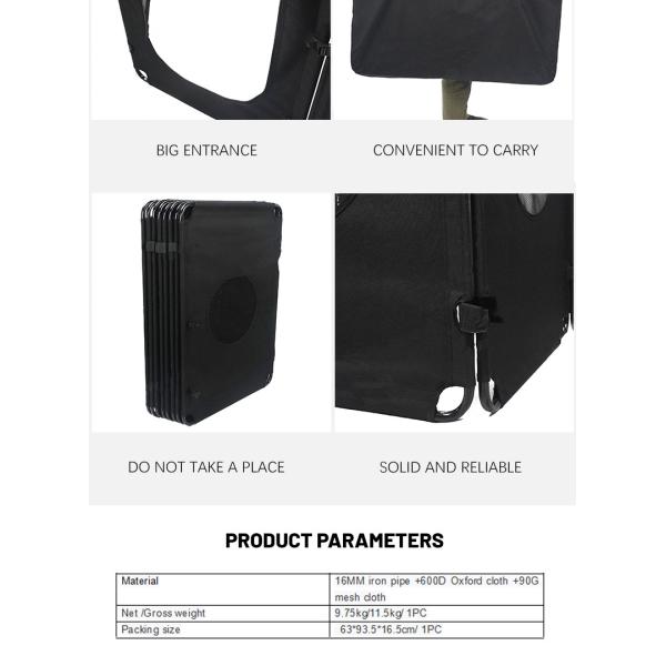 движимость загородки Playpen любимца складчатости шестерни любимца 600D Оксфорда на открытом воздухе отделяемая