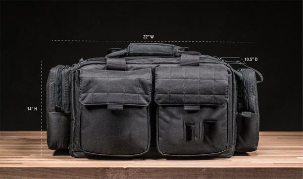 Concealed 	Tactical Gun Bag Military Weather Resistant Shooting Range 18x10x10