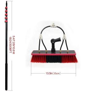 Nylon Telescopic Solar Panel Cleaner Module Cleaning Brush 12FT/18FT/20FT