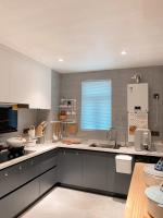 Large Dirty Proof White Modular Kitchen Cabinets  Antique Furniture Hotel