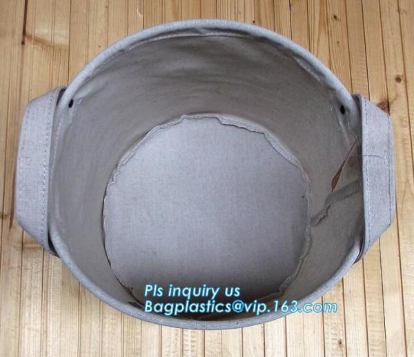 Cotton rope foldable canvas storage basket cloth laundry basket,Removable Fold Animal Canvas Clothing Toy Storage Box Ba