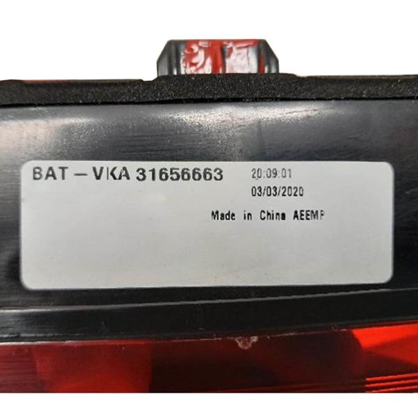 Brake Lamp Rear Lighting 31656663 XC60 Right Brake Light