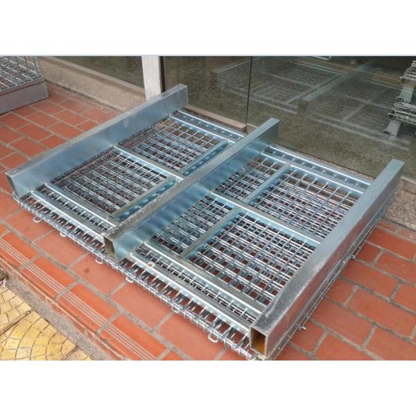 Corrugated Steel Recycable Metal Pallets Stain Proof Non Absorbent