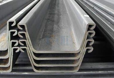 Cold Rolled U Type Steel Sheet Pile EN10249-1 EN10249-2 for Harbor and Cofferdam Construction