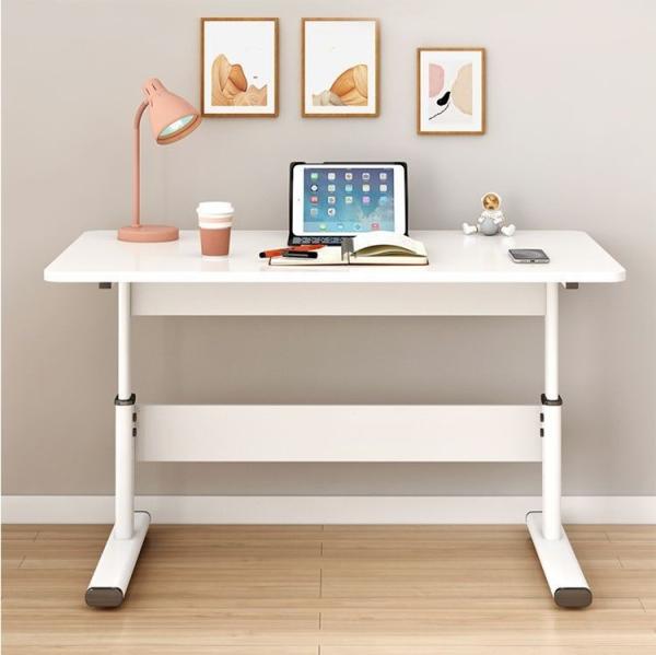 Meubles de bureau modernes en bois, rectangulaires en noir et blanc