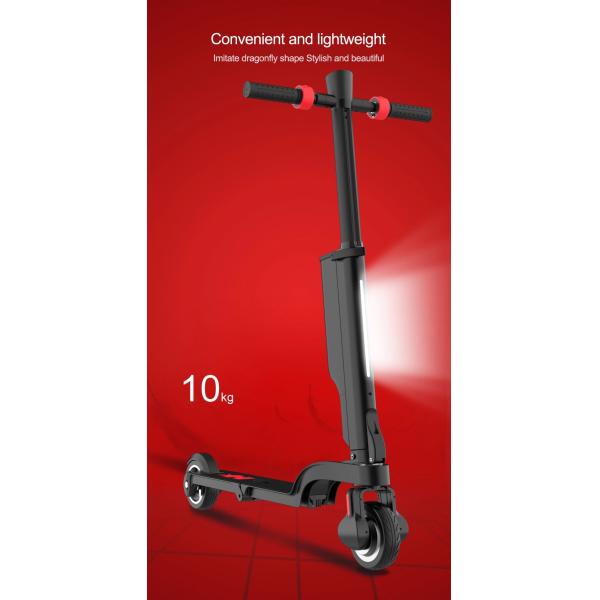 Lightweight Powerful Electric Scooter 250W Li Ion Battery 100KG Max Load